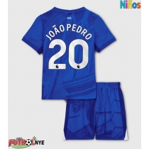 Camiseta Chelsea Joao Pedro #20 Primera Equipación para niños 2025-26 manga corta (+ pantalones cortos)